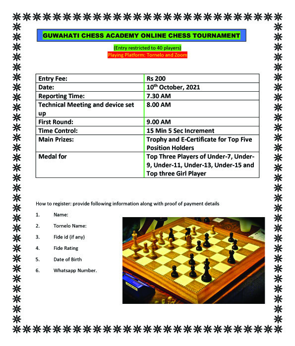 Guwahati Chess Academy — Chess in Chandmari, Guwahati